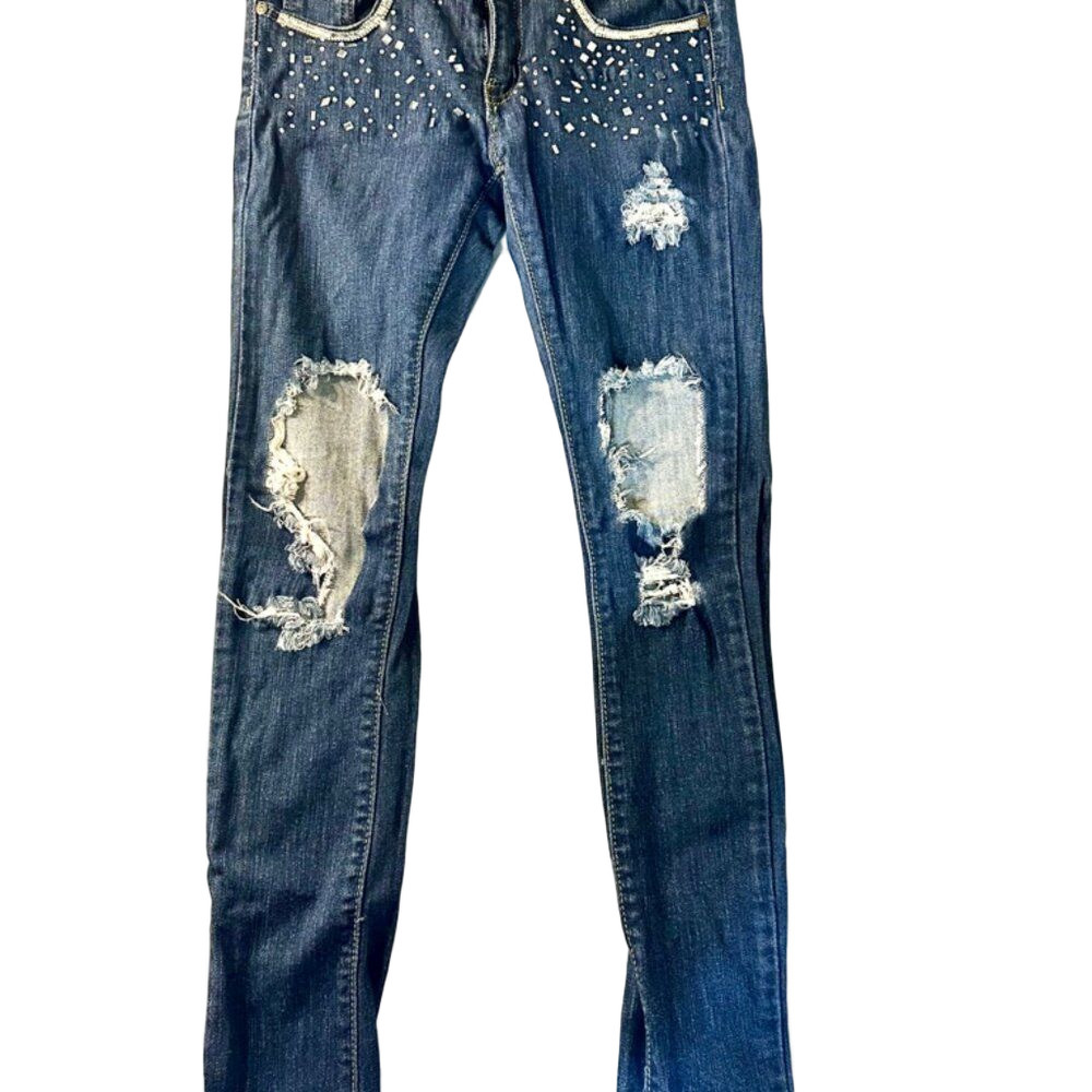 Machine Jeans Size 3 Inseam 30 Inches Glass Mirrors